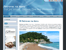 Tablet Screenshot of petrovac.org